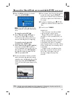 Preview for 47 page of Philips Cineos DVDR9000H User Manual