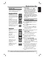 Preview for 55 page of Philips Cineos DVDR9000H User Manual