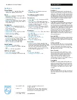 Preview for 2 page of Philips Cineos HTS8110P Specifications