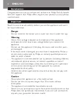 Preview for 6 page of Philips Cirtus Press HR2737 User Manual