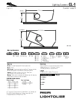 Philips CL-1 Specification preview