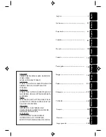 Preview for 3 page of Philips CL-DVD625/AHOLD Owner'S Manual