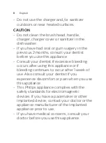 Preview for 8 page of Philips CleanCare+ HX3292/44 Manual