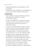 Preview for 142 page of Philips CleanCare+ HX3292/44 Manual