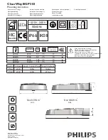 Philips ClearWay BGP303 Mounting Instruction preview