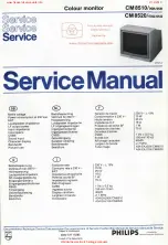 Предварительный просмотр 1 страницы Philips cm8510 Service Manual