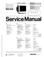 Preview for 1 page of Philips CM9043 Service Manual