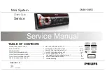 Предварительный просмотр 1 страницы Philips CMB1100/55 Service Manual