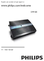 Предварительный просмотр 1 страницы Philips CMP200 User Manual