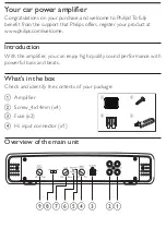 Предварительный просмотр 3 страницы Philips CMP200 User Manual