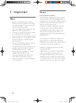 Preview for 3 page of Philips CMQ205 User Manual