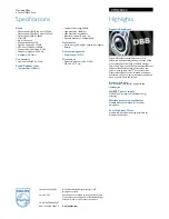 Предварительный просмотр 2 страницы Philips CMQ405 Brochure