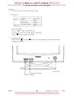 Предварительный просмотр 15 страницы Philips Color Monitor 105S5 Service Manual