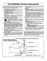 Предварительный просмотр 3 страницы Philips COLOR TV 25 INCH TABLE TS2574C Owner'S Manual