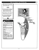 Предварительный просмотр 11 страницы Philips COLOR TV 25 INCH TABLE TS2574C Owner'S Manual