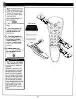 Предварительный просмотр 16 страницы Philips COLOR TV 27 INCH TABLE TS2754C Owner'S Manual