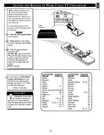 Preview for 19 page of Philips COLOR TV 27 INCH TABLE TS2768C Owner'S Manual