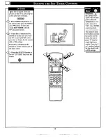 Предварительный просмотр 16 страницы Philips COLOR TV 32 INCH TABLE TP3267C Owner'S Manual