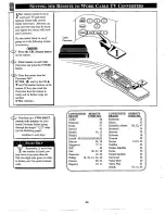 Предварительный просмотр 26 страницы Philips COLOR TV 32 INCH TABLE TP3267C Owner'S Manual