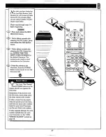 Предварительный просмотр 27 страницы Philips COLOR TV 32 INCH TABLE TP3267C Owner'S Manual