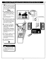 Предварительный просмотр 19 страницы Philips COLOR TV 32 INCH TABLE TS3254C Owner'S Manual