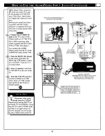 Предварительный просмотр 21 страницы Philips COLOR TV 32 INCH TABLE TS3254C Owner'S Manual