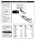 Предварительный просмотр 24 страницы Philips COLOR TV 32 INCH TABLE TS3254C Owner'S Manual