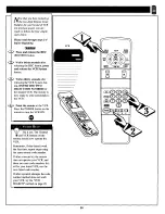 Предварительный просмотр 25 страницы Philips COLOR TV 32 INCH TABLE TS3254C Owner'S Manual