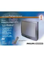 Philips COLOR TV 36 INCH TABLE TS3654C Brochure предпросмотр