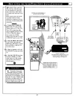 Предварительный просмотр 21 страницы Philips COLOR TV 36 INCH TABLE TS3654C Owner'S Manual