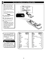 Предварительный просмотр 24 страницы Philips COLOR TV 36 INCH TABLE TS3654C Owner'S Manual