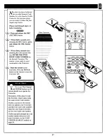 Предварительный просмотр 27 страницы Philips COLOR TV 36 INCH TABLE TS3654C Owner'S Manual