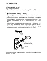 Preview for 4 page of Philips COLOR TV 5 INCH RD0525C Instruction Manual