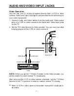 Preview for 8 page of Philips COLOR TV 5 INCH RD0525C Instruction Manual