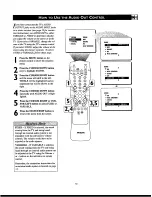 Предварительный просмотр 19 страницы Philips color tv Directions For Use Manual