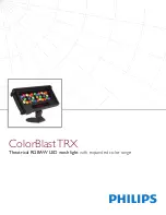 Philips ColorBlast TRX User Manual preview