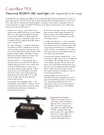 Preview for 2 page of Philips ColorBlast TRX User Manual