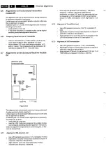 Предварительный просмотр 158 страницы Philips Colour Television Service Manual