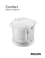 Предварительный просмотр 1 страницы Philips Comfort HD6110 User Manual