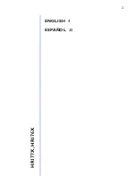 Preview for 3 page of Philips Comfort HR176X User Manual