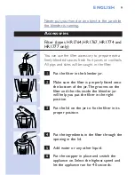 Preview for 9 page of Philips Comfort HR176X User Manual