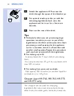 Preview for 10 page of Philips Comfort HR176X User Manual