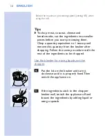 Preview for 12 page of Philips Comfort HR176X User Manual