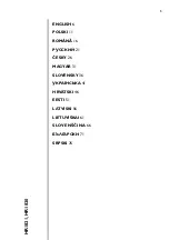 Preview for 5 page of Philips Comfort HR1820 Manual