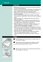 Preview for 4 page of Philips Comfort Plus HD6120 Manual