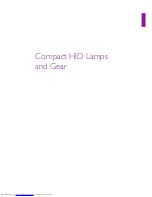 Philips Compact HID Lamp and Gear Brochure & Specs preview