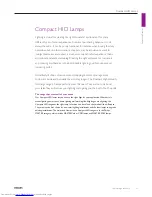 Preview for 3 page of Philips Compact HID Lamp and Gear Brochure & Specs