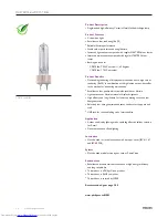 Preview for 6 page of Philips Compact HID Lamp and Gear Brochure & Specs