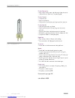 Preview for 18 page of Philips Compact HID Lamp and Gear Brochure & Specs