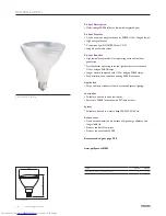 Preview for 54 page of Philips Compact HID Lamp and Gear Brochure & Specs